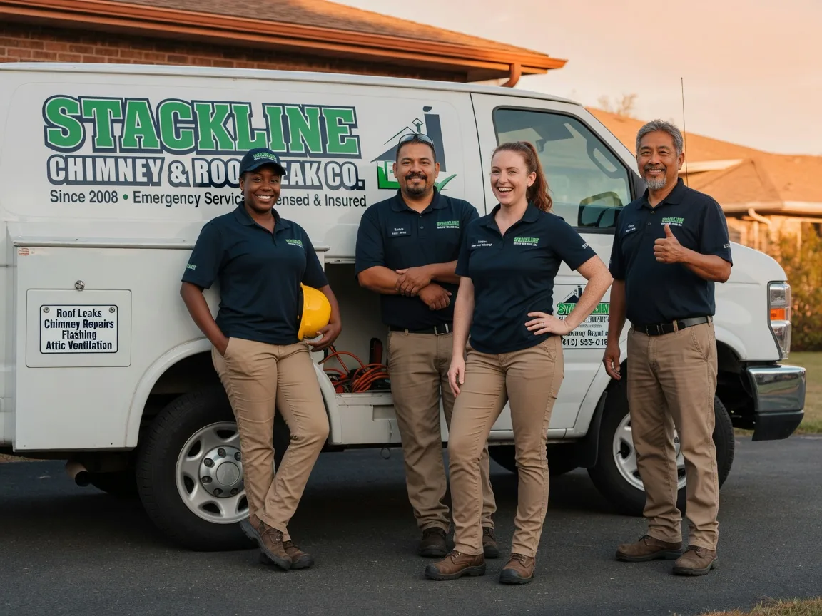 Chimney flashing repair company in Uniontown, OH